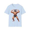 🔥🔥Muscle Rat T-Shirt — Funny Bodybuilder Mouse Fitness Tee🥵💪💪
