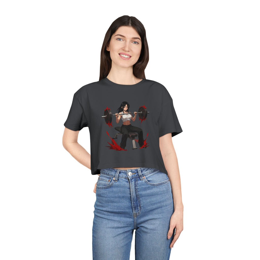 💪🔥Kronex Fit Fitness Is My Lifestyle Crop Tee – Women's Gym Top😍🥵🔥