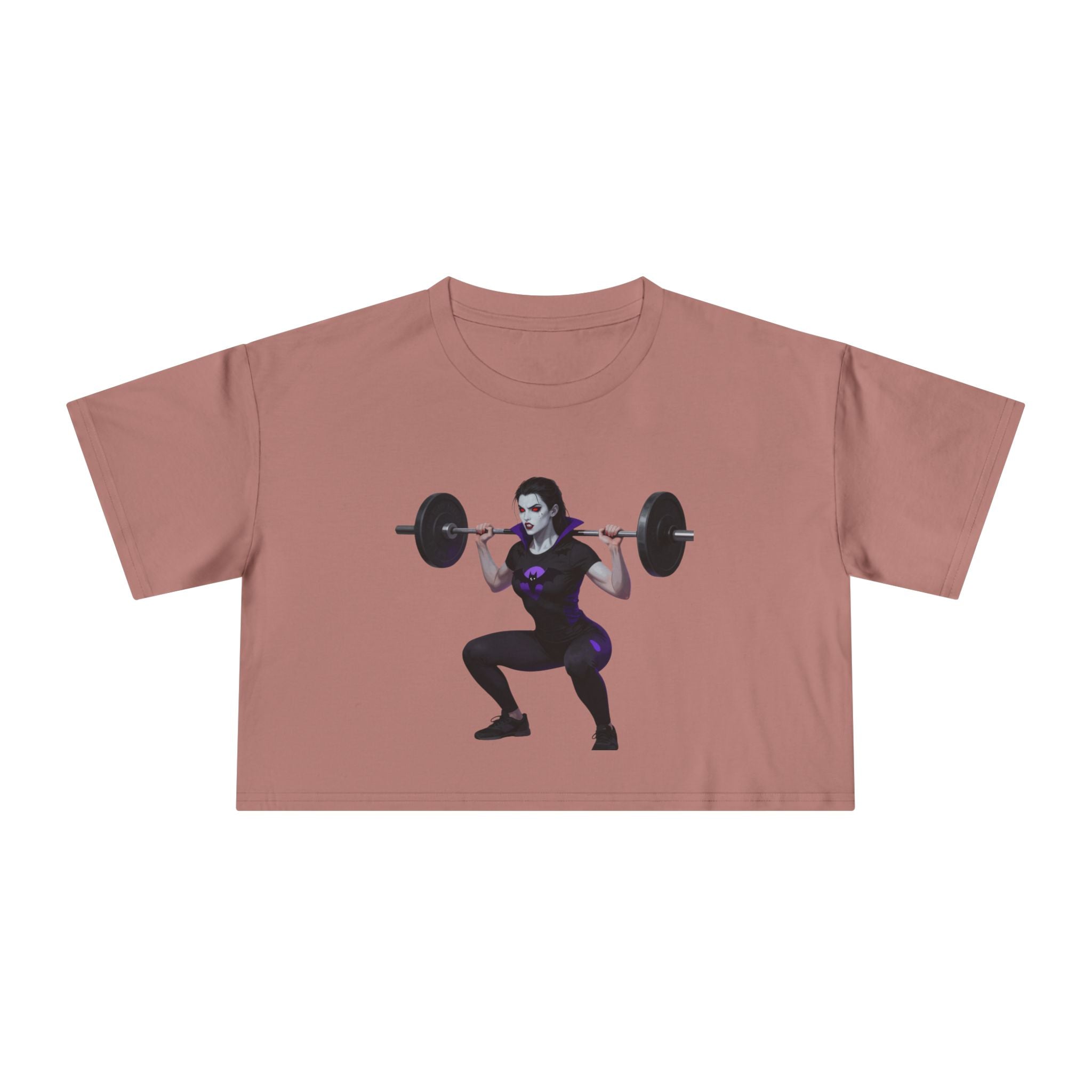 🔥💪Kronex Fit Train Like a Queen Crop Tee – Women's Gym Top🔥💯