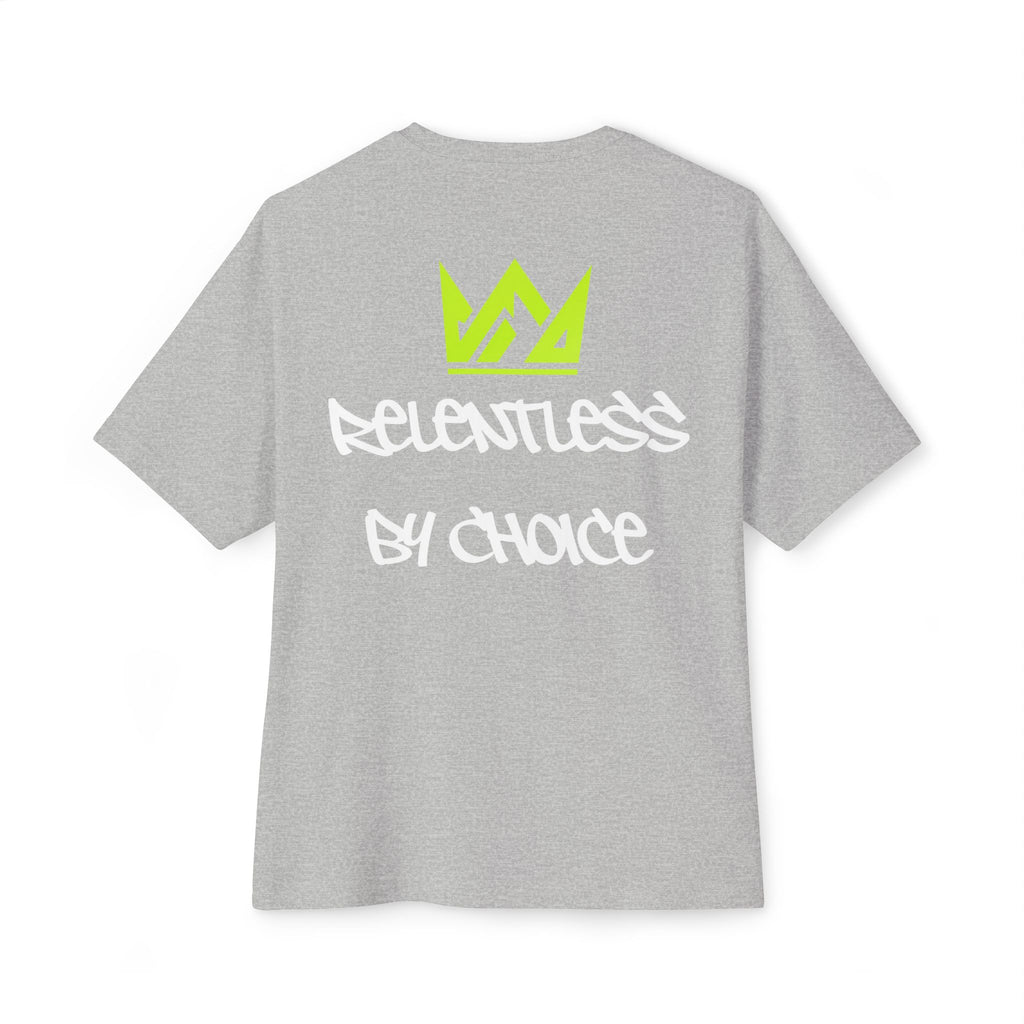 🔥💪Relentless by Choice Boxy Tee — Weightlifting Squat Graphic🥵🔥