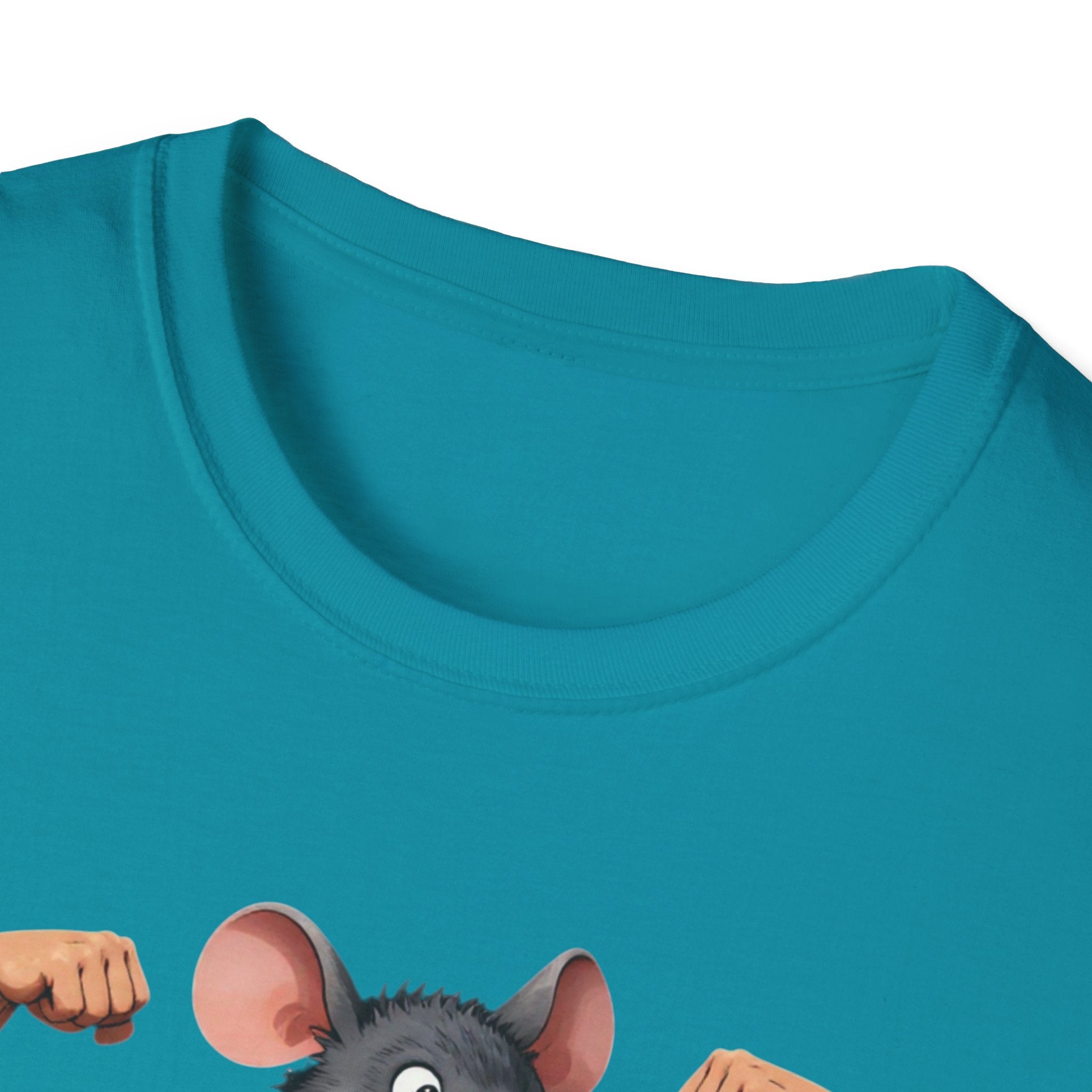 🔥🔥Muscle Rat T-Shirt — Funny Bodybuilder Mouse Fitness Tee🥵💪💪