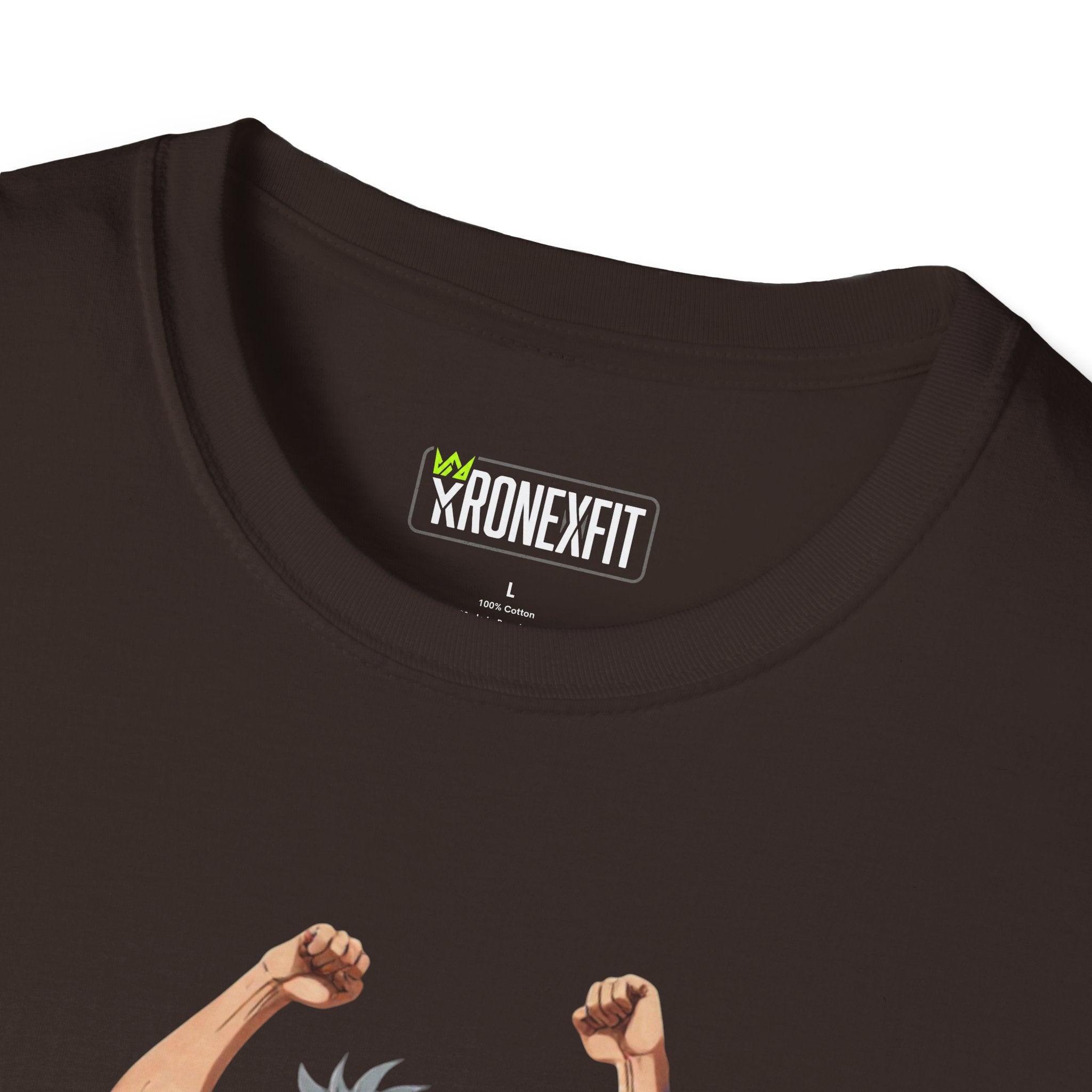 🥵🔥Kronex Fit Muscular Hero Tee – Anime Gym Graphic Shirt🔥💪
