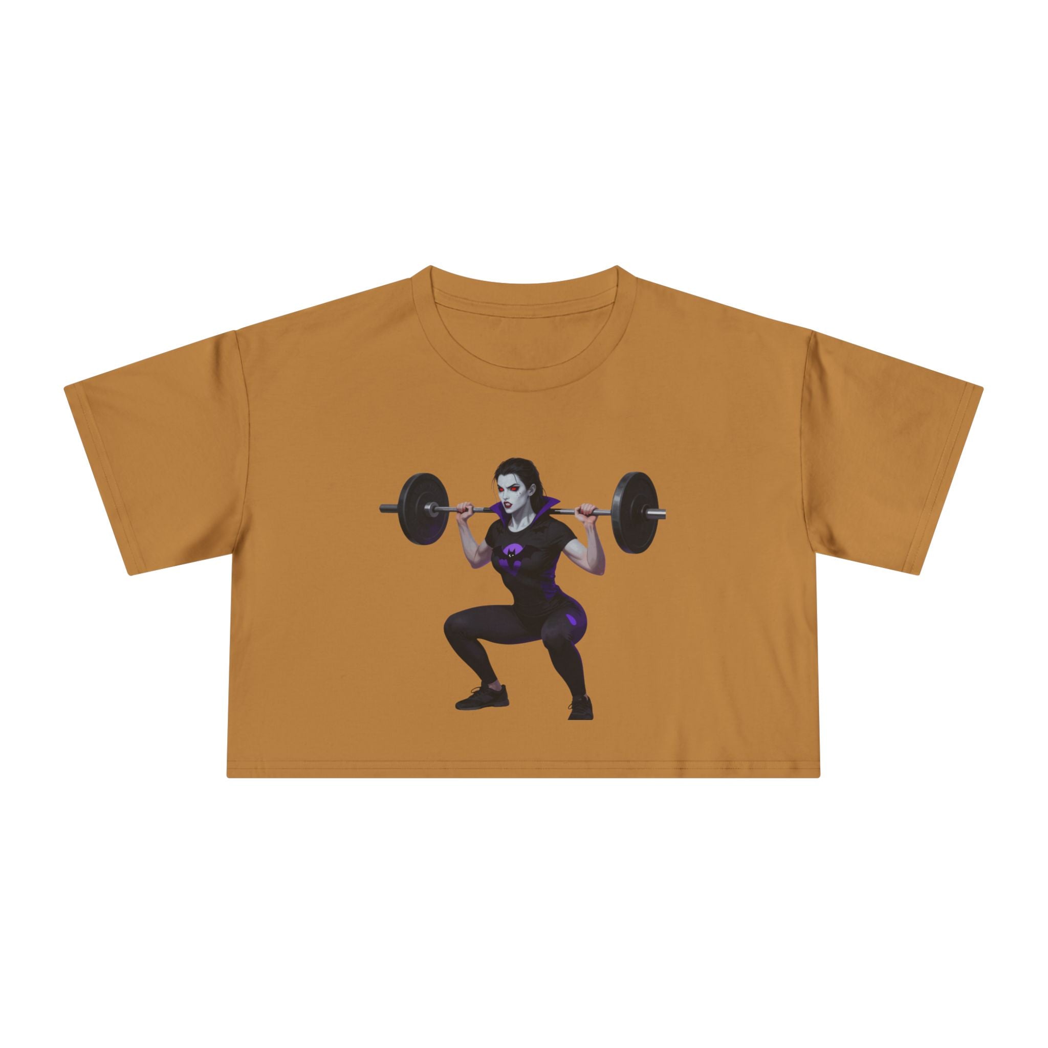 🔥💪Kronex Fit Train Like a Queen Crop Tee – Women's Gym Top🔥💯