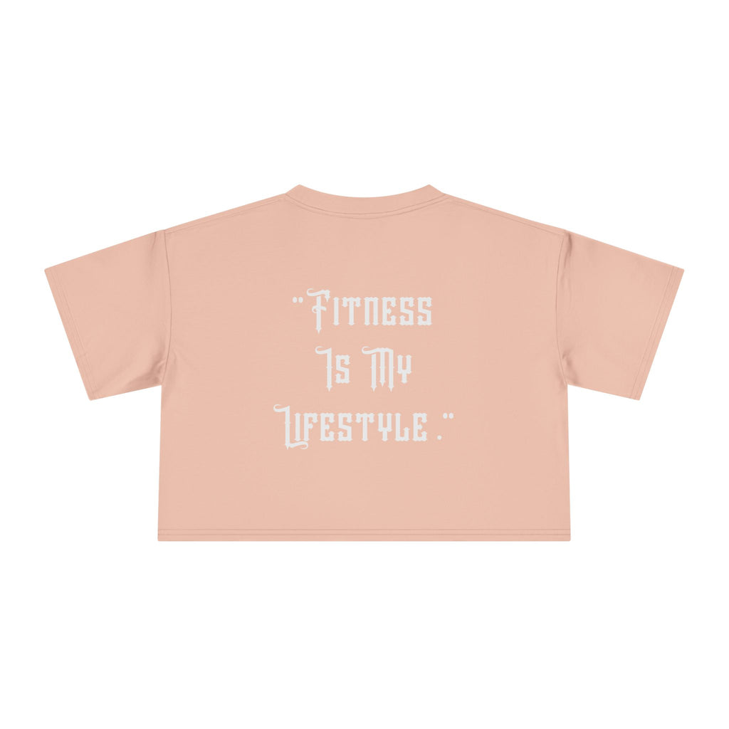 💪🔥Kronex Fit Fitness Is My Lifestyle Crop Tee – Women's Gym Top😍🥵🔥