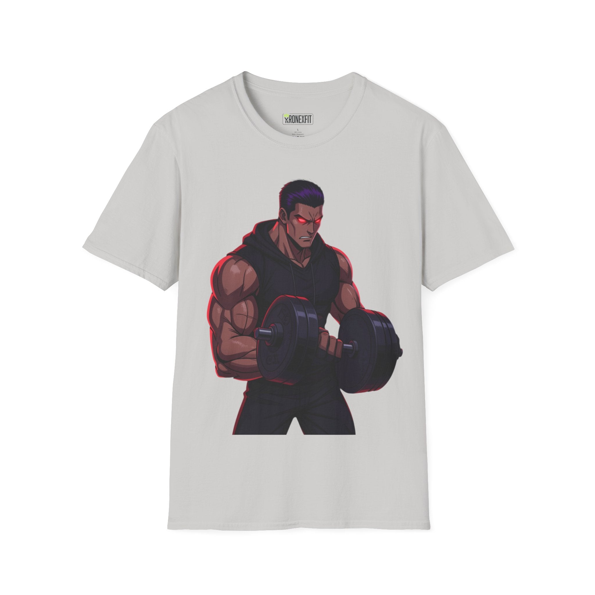 🥵💪💯Beast Mode Anime Gym Tee – Dark Warrior Muscle Shirt💯🔥