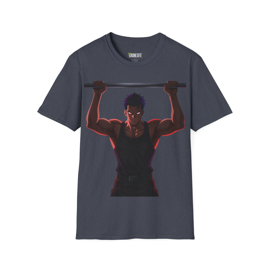 🔥Kronex Fit Shadow Warrior Tee – Anime Gym Graphic Shirt💯💪