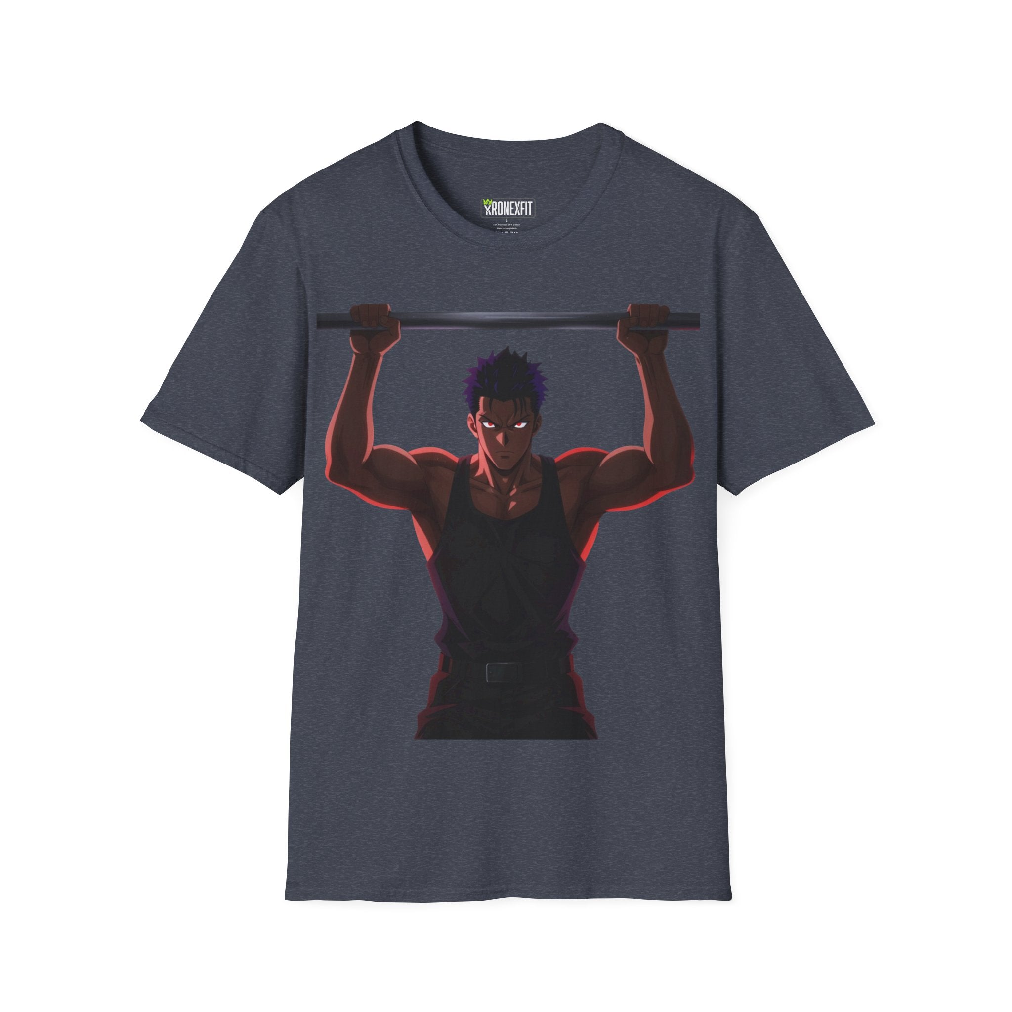 🔥Kronex Fit Shadow Warrior Tee – Anime Gym Graphic Shirt💯💪