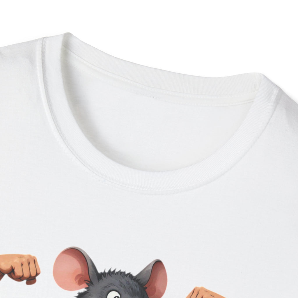 🔥🔥Muscle Rat T-Shirt — Funny Bodybuilder Mouse Fitness Tee🥵💪💪