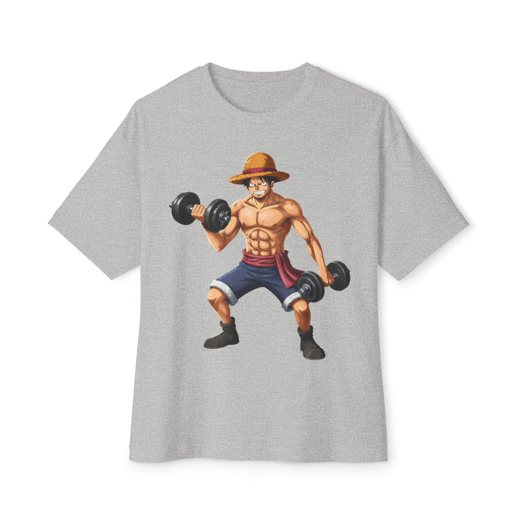 🔥No Mercy Just Muscle Tee — Straw Hat Lifter Graphic T-Shirt🔥