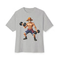 🔥No Mercy Just Muscle Tee — Straw Hat Lifter Graphic T-Shirt🔥