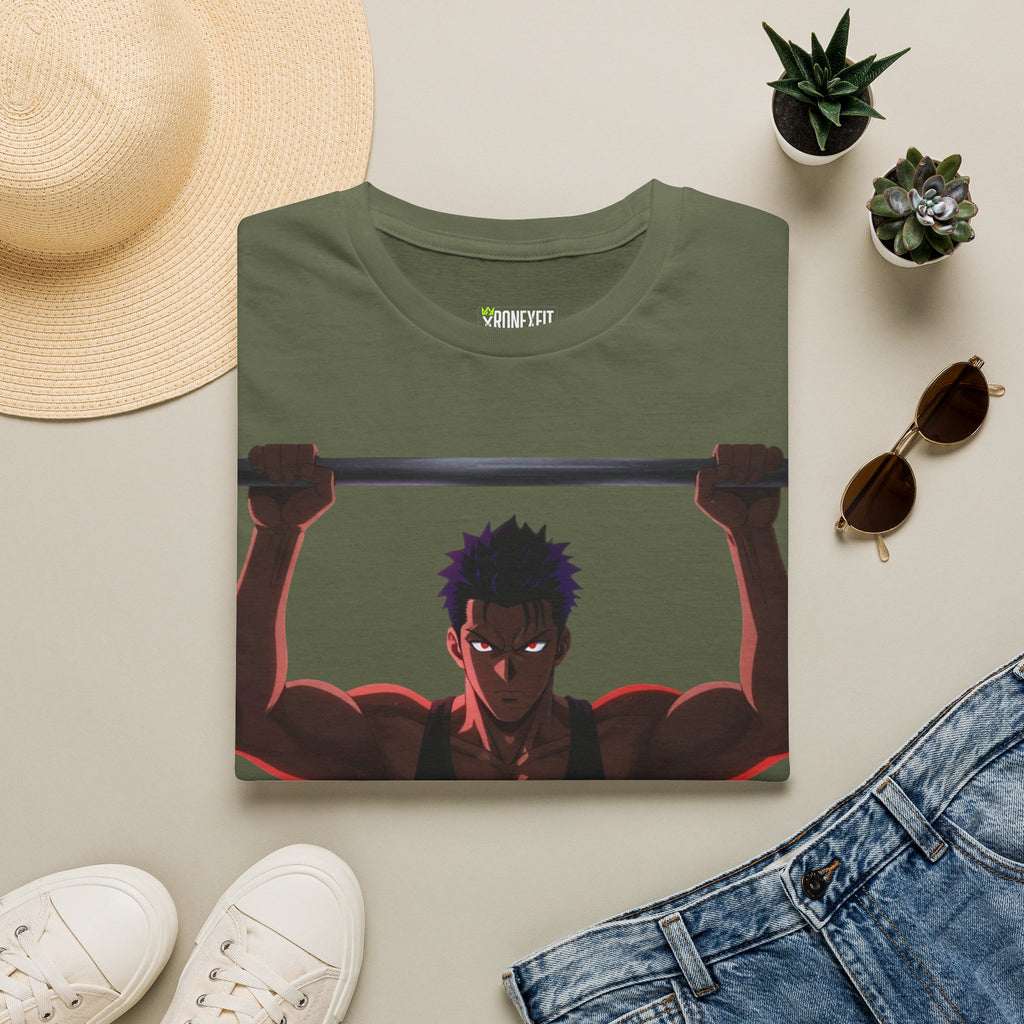 🔥Kronex Fit Shadow Warrior Tee – Anime Gym Graphic Shirt💯💪