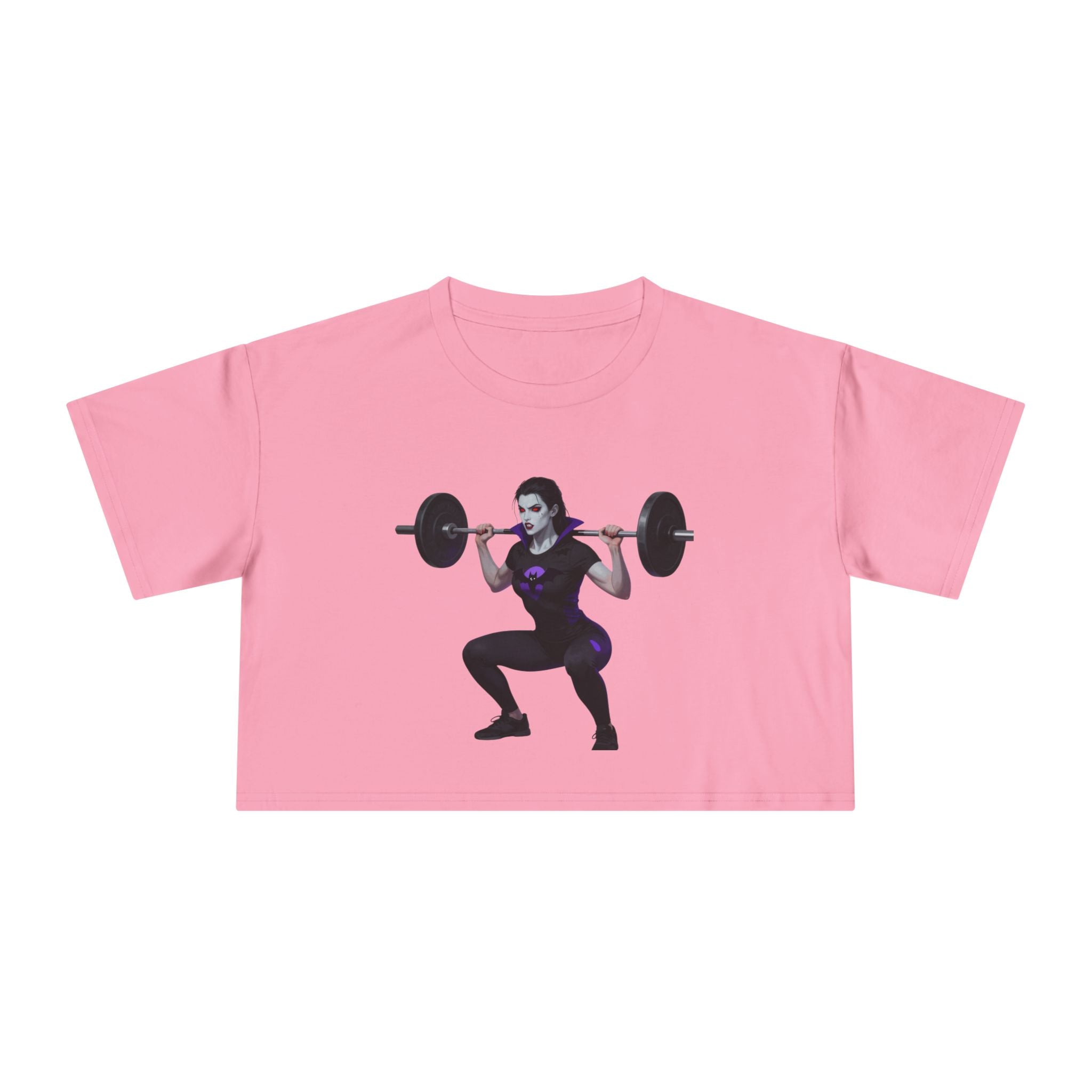 🔥💪Kronex Fit Train Like a Queen Crop Tee – Women's Gym Top🔥💯