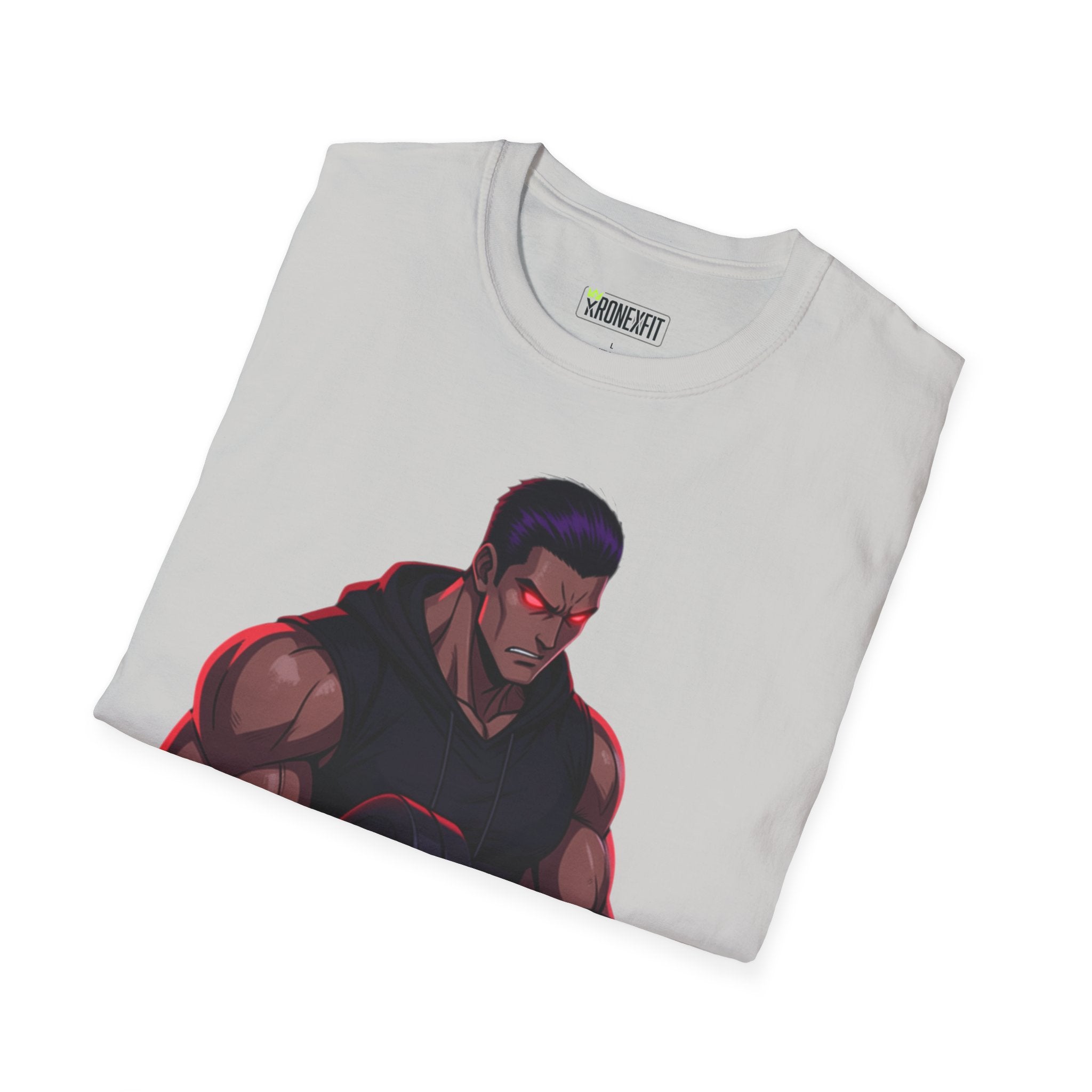🥵💪💯Beast Mode Anime Gym Tee – Dark Warrior Muscle Shirt💯🔥