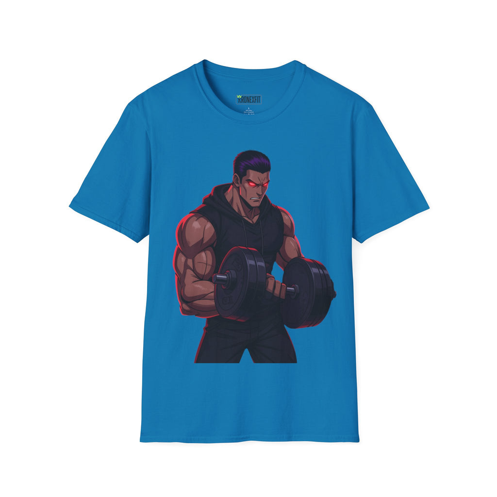 🥵💪💯Beast Mode Anime Gym Tee – Dark Warrior Muscle Shirt💯🔥